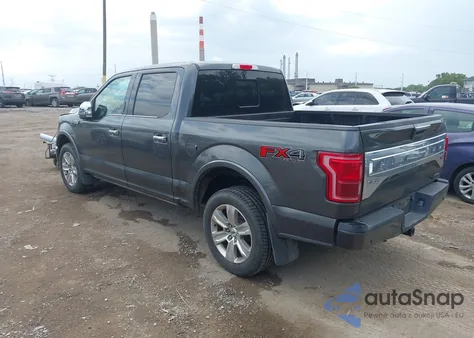 2015 Ford F-150 Platinum from USA, damaged, VIN 1FTEW1EF2FFC89038